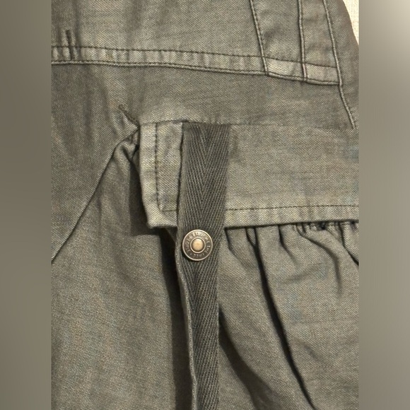🔥Free People Everglades Utility Barrel Cinch Pants In Mulled Basil We The Free - Picture 7 of 15
